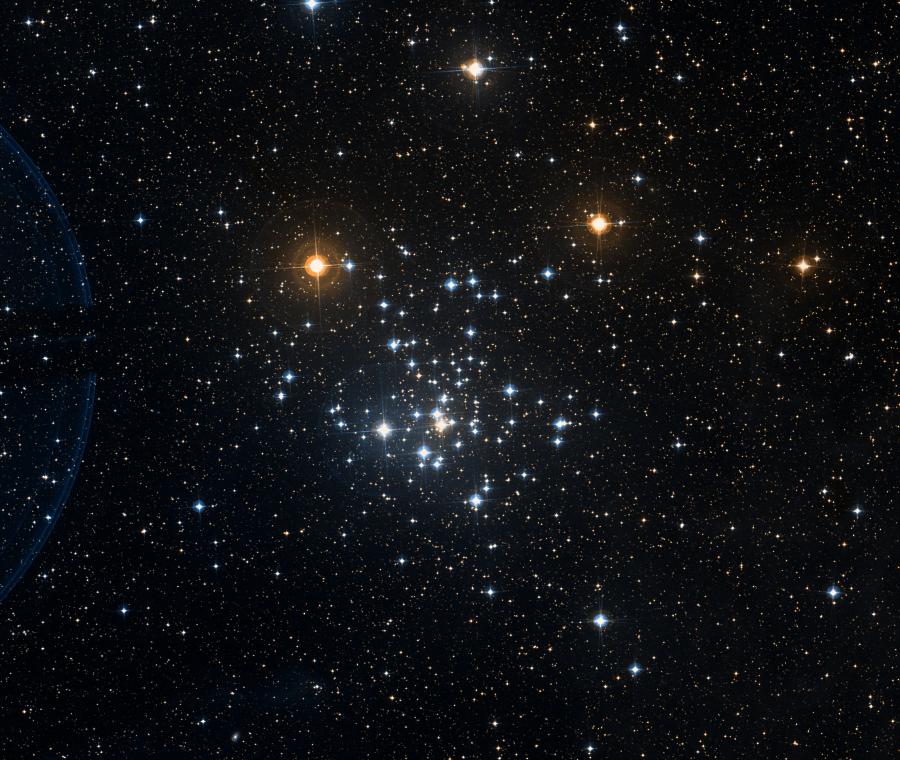DSS2 colour image of the open cluster NGC 2516
